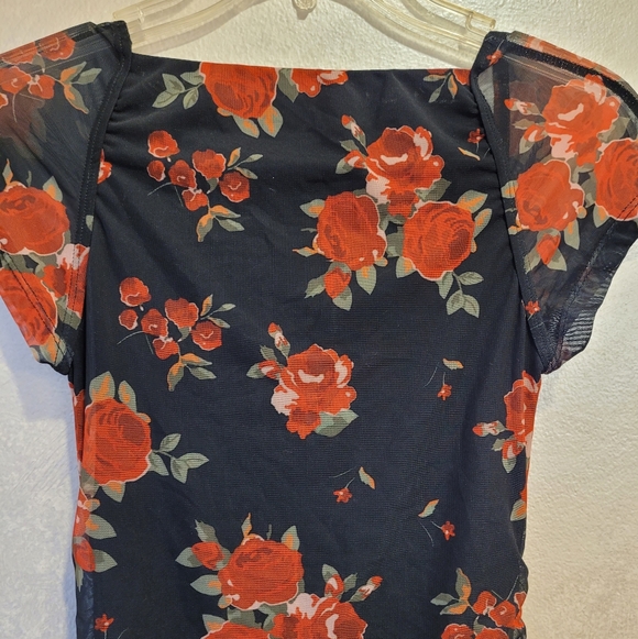 ROUJE LALY ANDALOU ROSES DRESS - Picture 11 of 12